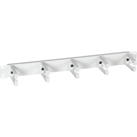 Panneau de gestion des cbles avec 5 supports, gris clair (1/2)