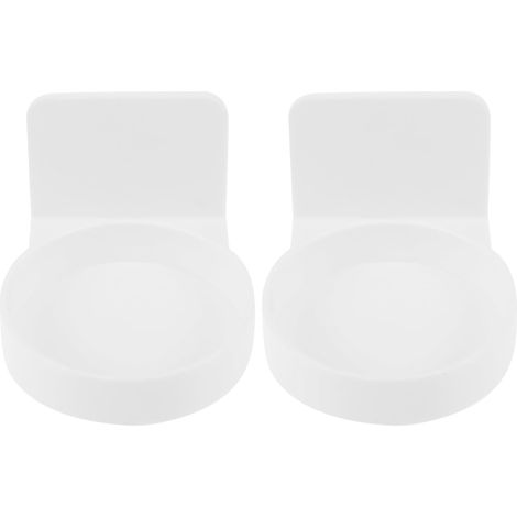 Étagère de rangement murale pour salle bain (2 pièces), résistante à l'humidité, sans perçage, (1/5)
