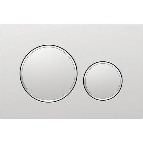 Gilt für Geberit Sigma01 2-Mengen-Spülplatte: Alpinweiß (115.770.11.19) (1/4)