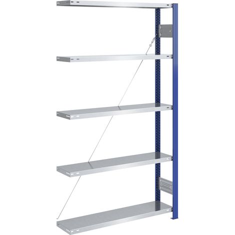 eurokraft pro, Rayonnage emboîtable à montants bleus et (1/5)