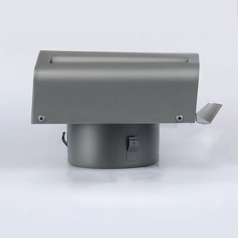 Chapeau de ventilation mural coupe-vent, finition soignée, installation facile, acier inoxydable 304, type 150 mm / 5,9 pouces H (1/5)