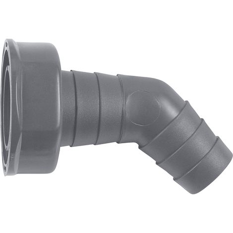 CORNAT Rezyklat Schlauchanschluss - 45° Abzweig - 1 Zoll IG - Ø 21 mm - 23 mm - Hergestellt aus recycelten Kunststoffen, Winkel-Maschinenanschluss, TEC356398R