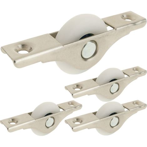 Roulette en nylon de 30 mm pour portes et meubles 4 pack 30x13x8mm (1/5)