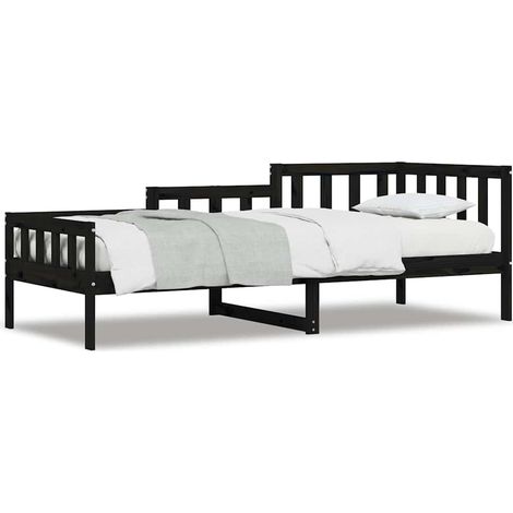Maison Exclusive - Sofá cama sin colchón madera maciza de pino ne
