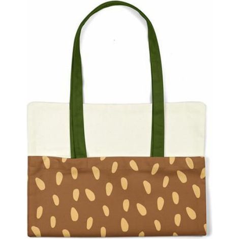 Tote Bag - Sac Shopping Réutilisable En Coton - 34x40 Cm - Anses Longues Pour Porté Épaule - 1 Pièce (1/4)