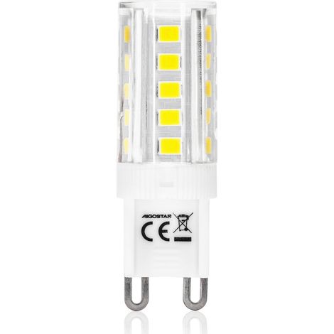 Lampadina Led G9 a Capsula 3,5W SMD trasparente Bianco freddo 6500K Aigostar (1/4)