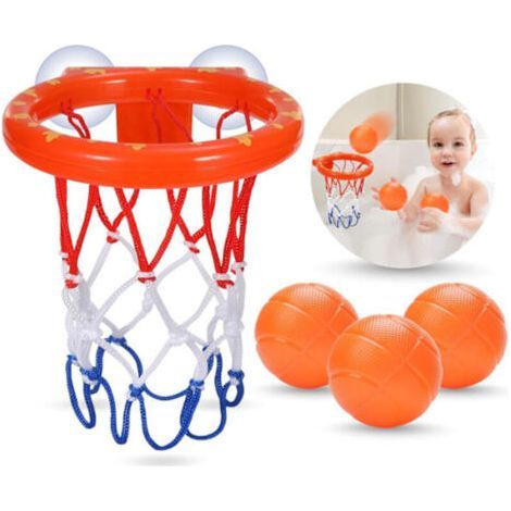 Jouets de bain - Panier de basket pour enfants et tout-petits - Jouets de bain et jouets de douche (1/4)