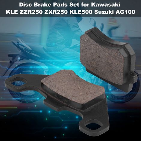 Scheibenbremsbeläge für Motorräder, ATVs und Roller – Set kompatibel mit Kawasaki KLE ZZR250 ZXR250 KLE500 und Suzuki AG100 (1/5)