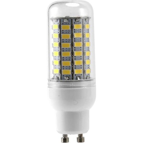 Lampadine LED GU10 10W SMD 5730 69 LED, tipo mais, risparmio energetico, illuminazione a 360°, 200-240V, bianco (1/5)