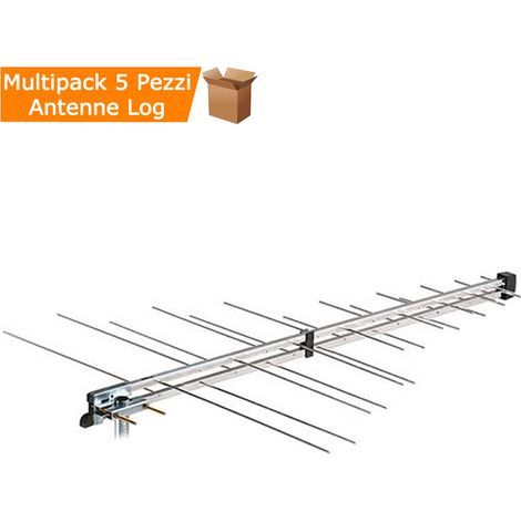 Multipack pezzi 5 antenne tv logaritmiche periodiche lp345hv fracarro antenne per lcd