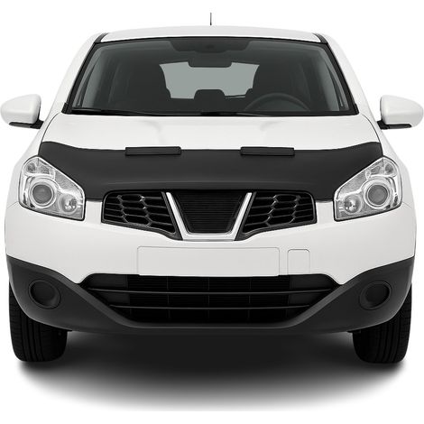 OMAC Protège Capot compatible avec Nissan Qashqai J10 2007-2014 Masque de voiture vinyle Noir