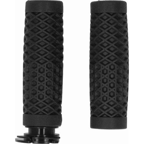 Poignée d'accélération en silicone pour guidon de moto 22mm, noire, compatible scooter GY6 50cc 80cc 125cc 150cc