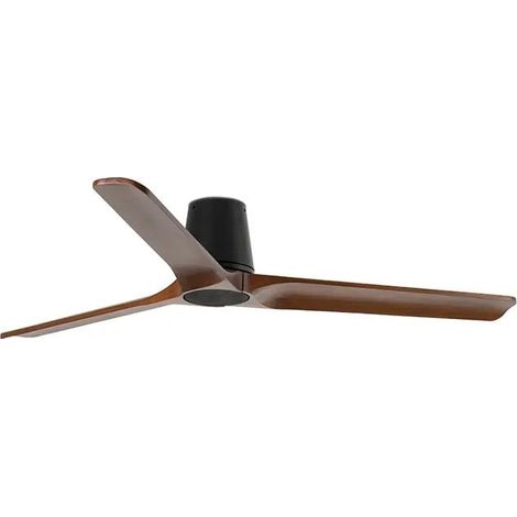 HEYWOOD TUB L Ventilador de techo negro sin luz 33839