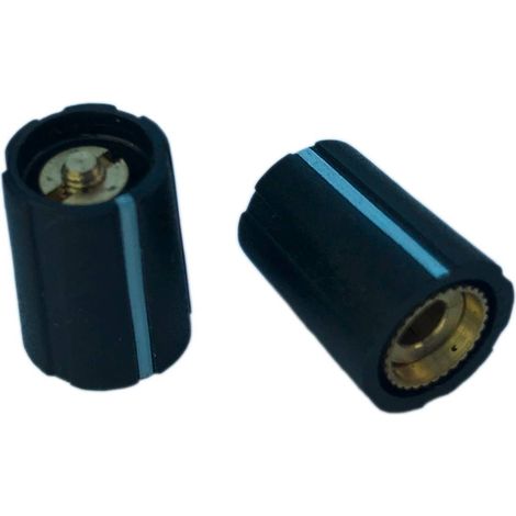 PSP S100-400-1 S100-400-1 Manopola rotativa Nero (Ø x A) 10 mm x 13.5 mm 1 pz.