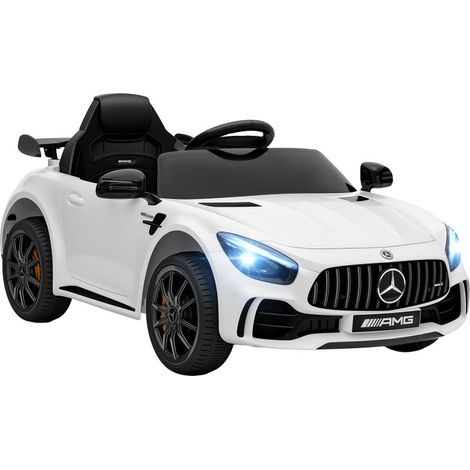Voiture Électrique Enfant Mercedes-Benz AMG GTR 12V 2 Moteurs Blanc
Télécommande Parentale 2,4G, Véhicule Électrique, Portes Ouvrantes, Phares LED, Lecteur MP3, Cadeau Garçons et Filles (1/5)