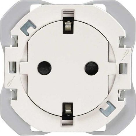 SIMON 270  Base de enchufe Clean schuko blanco 20000434-090 (1/2)