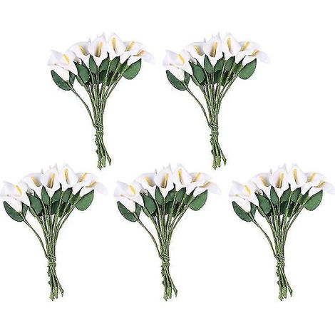 Lot de 5 callas en plastique (1/2)