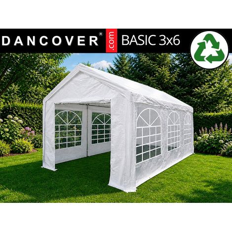Marquee Basic 3x6 m PE 500, White - Dancover