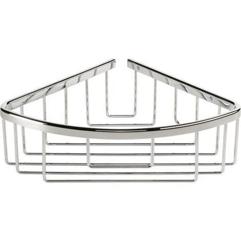 tesa Aluxx 40200 - Duschablage (quadratisch, inkl. Klebelösung), Farbe Chrom