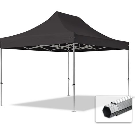 TOOLPORT 3x4,5 m Tente pliante - Alu, gris foncé (1/5)