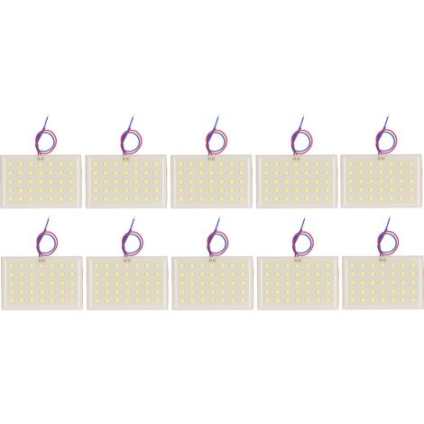 Lot de 10 ampoules LED SMD 5W 3,2V 3,7V pour panneau lumineux de pilier, composants électroniques pour éclairage de jardin (1/5)