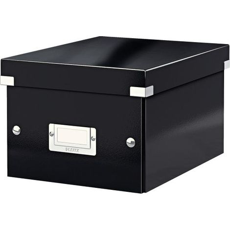 Leitz Storage Box Click & Store Small scatola per la conservazione di documenti Faesite Nero (1/2)