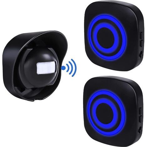 Détecteur de Mouvement Alarme, Détecteurs de Mouvement Infrarouge, Sensor Alarme sans Fil PIR Set Détecteur de Mouvement Détecteur Infrarouge (1/4)