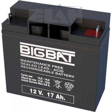 Bigbat Batteria al Piombo ricaricabile 12V 17Ah - 01217