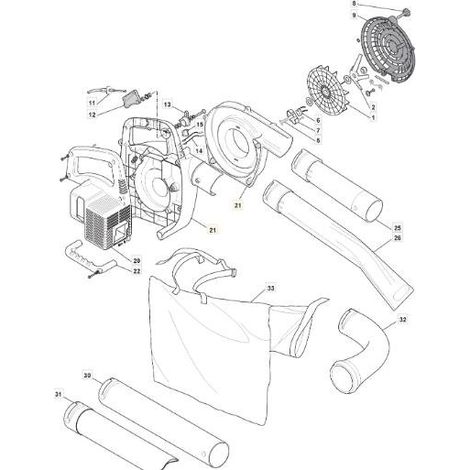 GELBER FÖRDERER BL 260H -RDC ORIGINAL STIGA - 183107500/0