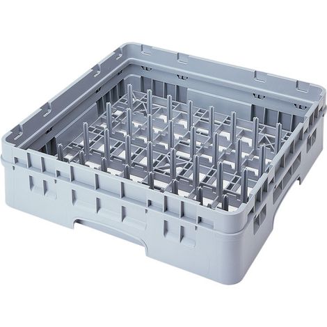 Casier à plots avec 1 extension - 50 x 50 x 14.3 cm - Gris Clair. Lot 5 - Cambro