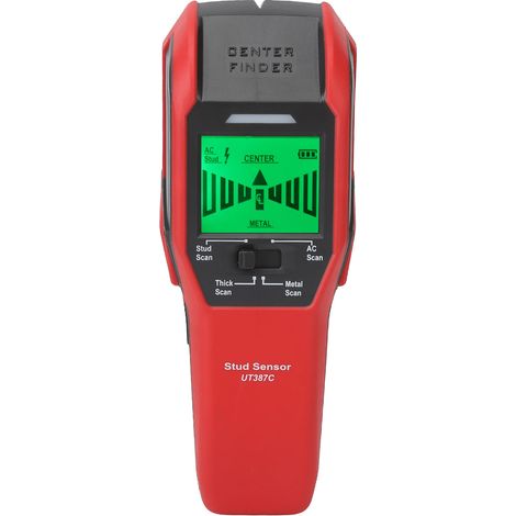 Détecteur de montants, scanner de métaux, détecteur électronique avec alarme sonore pour béton armé, murs en acier, fil d'acier et bois UT387C (1/5)