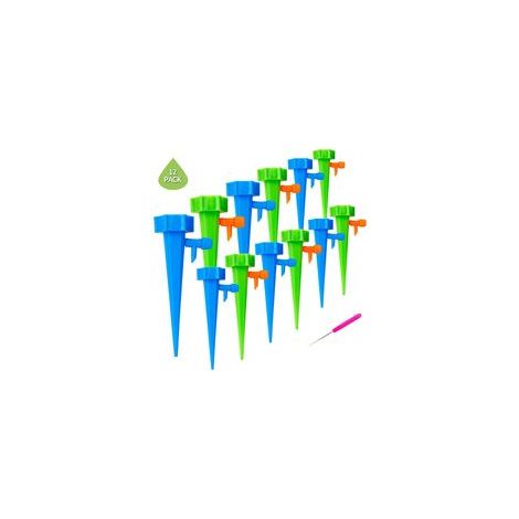 Arrosage Automatique Appareil D'arrosage Réglables à Libération pour Plantes de Jardin Automatique Système D'irrigation Goutte à Goutte pour Plantes Intérieur et Extérieur Lot de 12 (1/5)