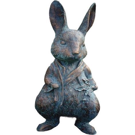 Statues d'animaux d'extérieur, statues d'animaux amusantes, décorations de jardin, petites figurines d'animaux, lapin (1/5)