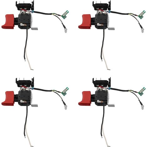 Un interrupteur d'outil BS12, compatible avec les perceuses sans fil METABO Power Max BS 10,8V 12V, gâchette rapide, modèle 343412370. (1/5)