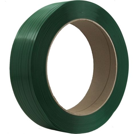 4 Rollen PET Umreifungsband Grün Band 16 mm x 0,80 mm 1300 m 430 KG Kern 406 mm