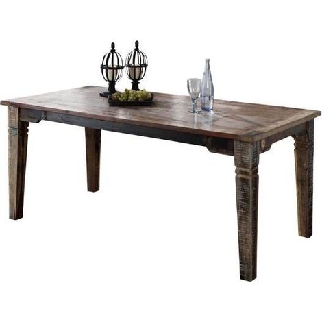 tavolo da pranzo in legno di Legno riciclato 200x90x76 multicolore laccato NATURE OF SPIRIT 32