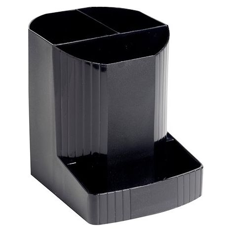 EXACOMPTA - Pot à Crayons Mini-Octo Ecoblack - 3 Compartiments (1/5)