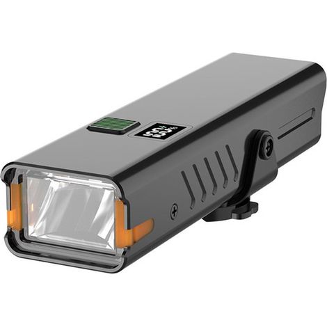 Faro LED per bicicletta da 1200 lumen,Lampada per bicicletta ricaricabile tramite USB,Faro per bicicletta con power bank (1/5)