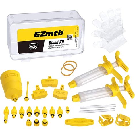 Kit de Purge d'huile minérale de Frein hydraulique de vélo.Outils de réparation pour Freins de vélo. Kit de Purge de Frein pour vélo Shimano, Magura, Tektro H410 (1/5)