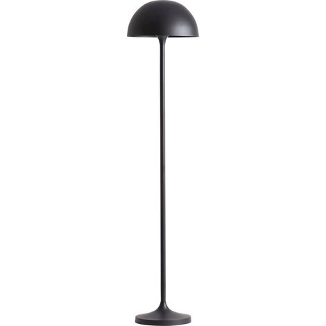 Lampadaire contemporain en fer noir mat style design élégant - Noir mat contemporain (1/4)