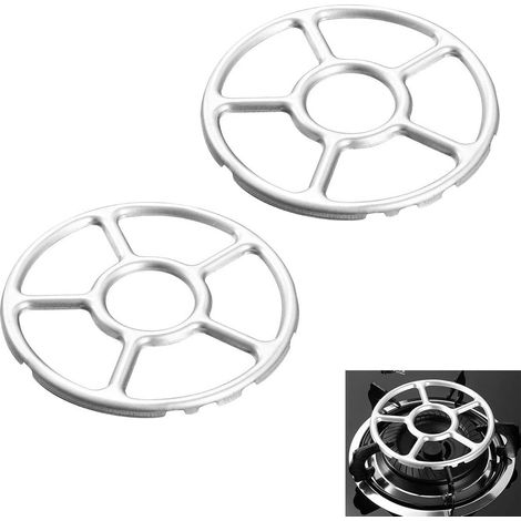 2 Pièces Réducteur À Gaz En Alliage, Réducteurs À Gaz En Pour Plaque,Réducteurs De Gaz Support Wok Cuisinière À Gaz De Support De Wok Anneau (1/5)