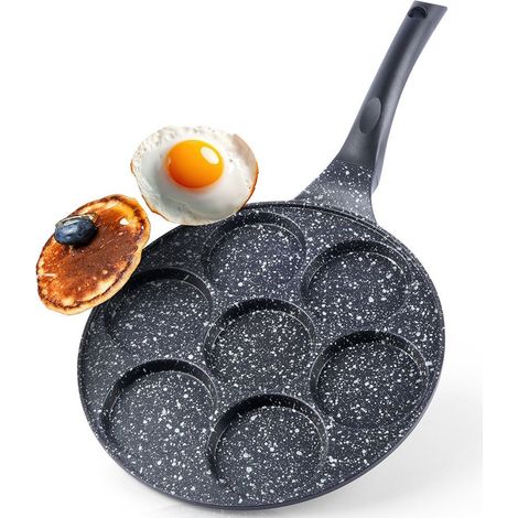 Poêle en granit pour œufs au plat, crêpes et œufs (1/5)