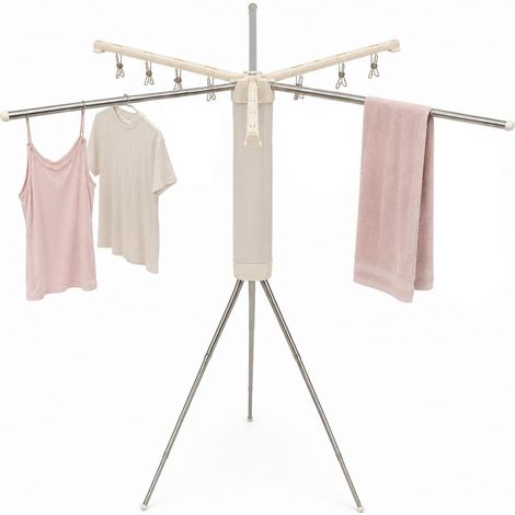 Etendoir Linge Exterieur, Portant Vetement Pliable, Sechoir A Linge Pliable (1/5)
