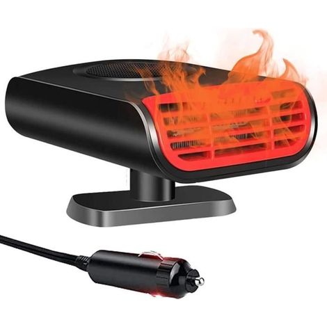 Chauffage de Voiture 12V, 150W Chauffage De Ventilateur Voiture, Portabilité Chauffage Allume Cigare, Radiateur Soufflant Voiture (1/4)