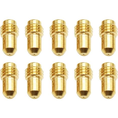 10 Pcs Accessoire De Moto Jet De Ralenti pour 1488 Dellorto PHBD MAMB UAUB PHBG M5 Thread Remplacement 30-52 Jets De Carburateur en Laiton Carburateur Thread (1/5)