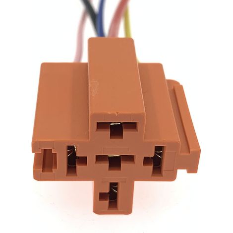 Connecteur d'instrumentation pour faisceau de câblage automobile domestique à 5 broches 12 V DJJ7051A-6.3-21 -- Prise simple