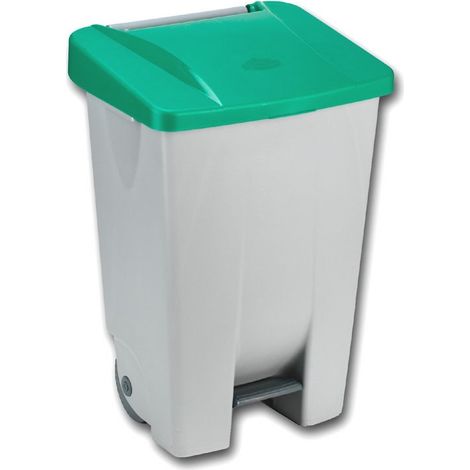 CONTENITORE A PEDALE CON RUOTE - 80 L
