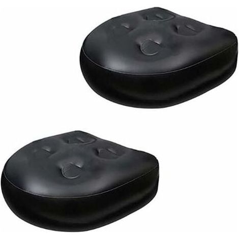 Spa Seats for, Multifunctional Booster Seat Cushion, Waterproof Inflatable Pillow, Massage Bath Mat, Soft Back Support for Bathing, 2 Pack (1/4)