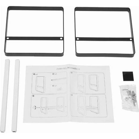 Porte-assiettes Organisateur Acier Carbone Multifonction Égouttoir Vaisselle Support de Rangement avec Coussin Silicone pour Cuisine Grand (1/5)