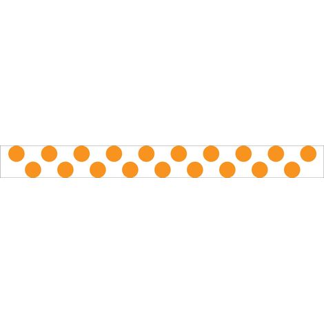 Lot 2 bandes 100mm x 1m - Double ronds Orange - 4640273